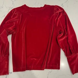 Women’s Velour LOFT top size small
